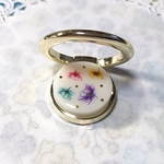 再販✖️2！ボタニカルflowerスマホリング