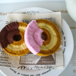 リクエスト品　オールドファッション＊ドーナツ　チョコ＆ストロベリー 　フェルトままごと　
