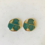 Green Gold Geometric Circle Parts