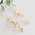 「white clover」 ピアス/イヤリング 