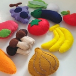 フェルトままごと お野菜＆フルーツ ①