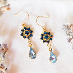 sale 14kgf Vintage Blueピアス