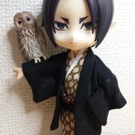 ねんどろいどどーる　男の子　着物　羽織　帯
