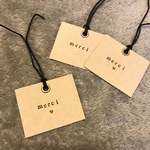     TAG・タグ / merci /  サンキュータグ  クラフトハートver.