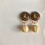 ■チョコバナナ ピアス