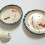 ♪SALE♪金魚さんの豆皿