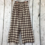 再販＊生成×ブラウン の ナチュラル ワイドパンツ