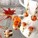 秋の紅葉アクセサリーシリーズ（単品のお値段です）