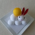 ちりめん細工   お月見団子   置き物(Ｄ)