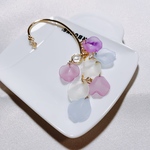 【再販】花びら ひらひらイヤーフック    パステルカラー