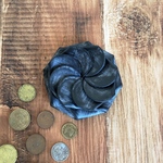  英国ブライドルレザー　ワンタッチコインケース<Black> ☆ギフト包装無料☆