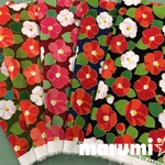  25×50★ハギレ5枚セット★椿