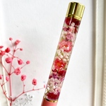  ハーバリウムボールペン ピンク 花柄ラッピング無料