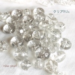 💎 クリアビーズ  Mix   穴あき  貫通