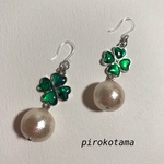 アレルギー対応ピアス クローバー