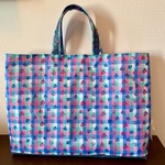 マドラスチェックリバティビニコ トートバッグ