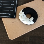 とろりんモノトーンドーナツ🐼🍩