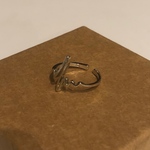 【925シルバー】心拍 シルバーリング フリーサイズ 心音【silver925 】