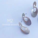 再販♡2連フープのシルバーピアス
