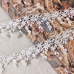 1m 綺麗 お花 ケミカルレース ブレード 白 BK190808 ハンドメイド 手芸 素材 材料 DIY