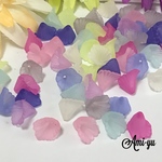 ✴︎お花のアクリルパーツ 艶消し MIX✴︎No.2