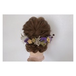 ヘアアクセサリー 髪飾り ドライフラワー