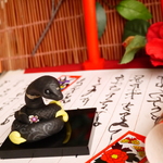 トウビョウのフィギュア♪（黒蛇）