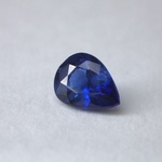 ■サファイア■0.257ct/カケ有/裸石ルース/ペアシェイプ/洗浄済