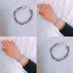 ♡No.146♡シルバー シンプルチェーンブレスレット