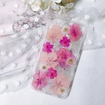 Xperia xz3 スマホケース  galaxy フラワー 押し花ケース Galaxy S10 SCV41/Galaxy S10+ SCV42/ Galaxy S9 SCV38/Galaxy S8