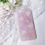 Xperia xz3 スマホケース  galaxy フラワー 押し花ケース Galaxy S10/S10+ GalaxyS9/S9+ GalaxyS8/S7
