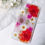 iPhone 12 Xperia X スマホケース  galaxy フラワー 押し花ケース Galaxy S10/S10+ GalaxyS9/S9+ GalaxyS8/S7