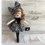 ダマスク柄     ルルベちゃん