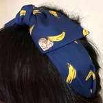 幅広リボンカチューシャ・banana(ラスト1点再販なし)