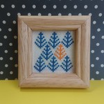 ＊送料無料＊北欧風 刺繍ミニフレーム 