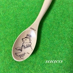  木のスプーン「シロクマ」