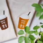 〔ゆるり〕コーヒーフロートＴシャツ珈琲｜深煎り｜全３色