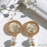 フラワーデザイン ピアス / イヤリング  lei