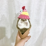 Lサイズアイス帽子、小動物用帽子