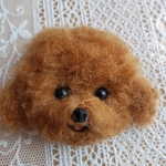 mamepuu0808様オーダー品☆愛犬ちゃんブローチ☆羊毛フェルト