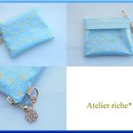 LIBERTY　Speckled　Rose　スペックルド・ローズ　1Y　◆　ビニコのクリアminiポーチ　★パスケース、コイン、キーケースに♪　