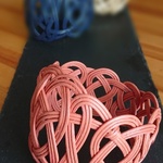 Rattan(ラタン）インフィニティ・バングル　オレンジ色