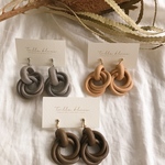 ring ring ring ピアス（brown)