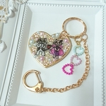 ラブラブキャット [キーホルダー] 猫 ハート