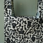 レジ袋型エコバック大(黒猫だらけ)