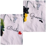 ♡2枚セット♡ブライダル用名前入りTシャツ