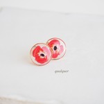 アネモネ　水中花　 ピアス