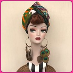新作 一点もの アフリカン ターバンヘアバンド ヘアターバン ボリューム増しタイプ