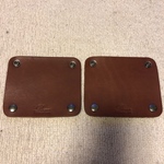 ハンドバッグ メンズバッグleatherハンドルカバーItalian厚口オイル‼️