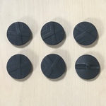 ●20㎜● MATTE BLACK DESIGN BUTTON PARTS